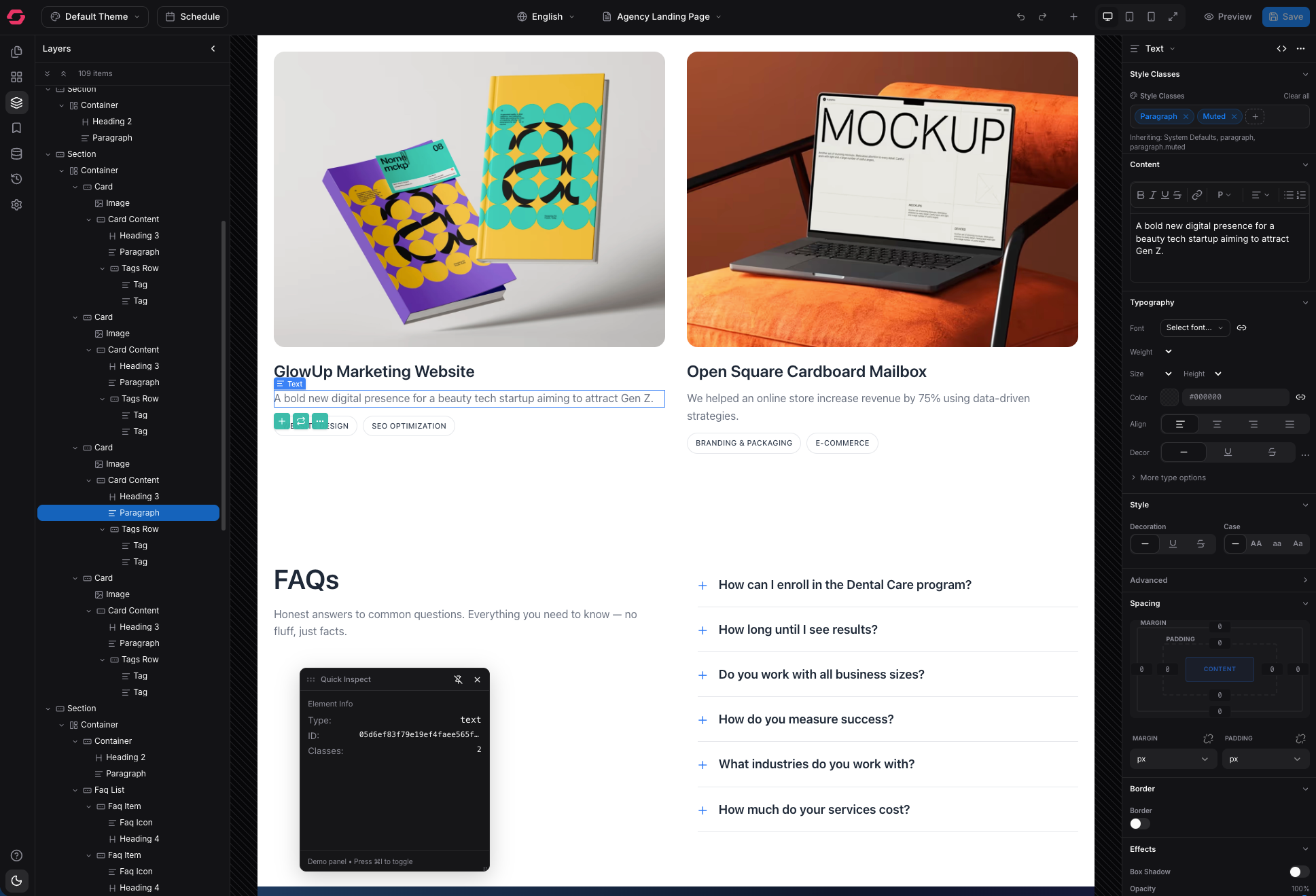 SteelCode Builder - Visual page editor for Shopware